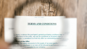 credit card terms and conditions
